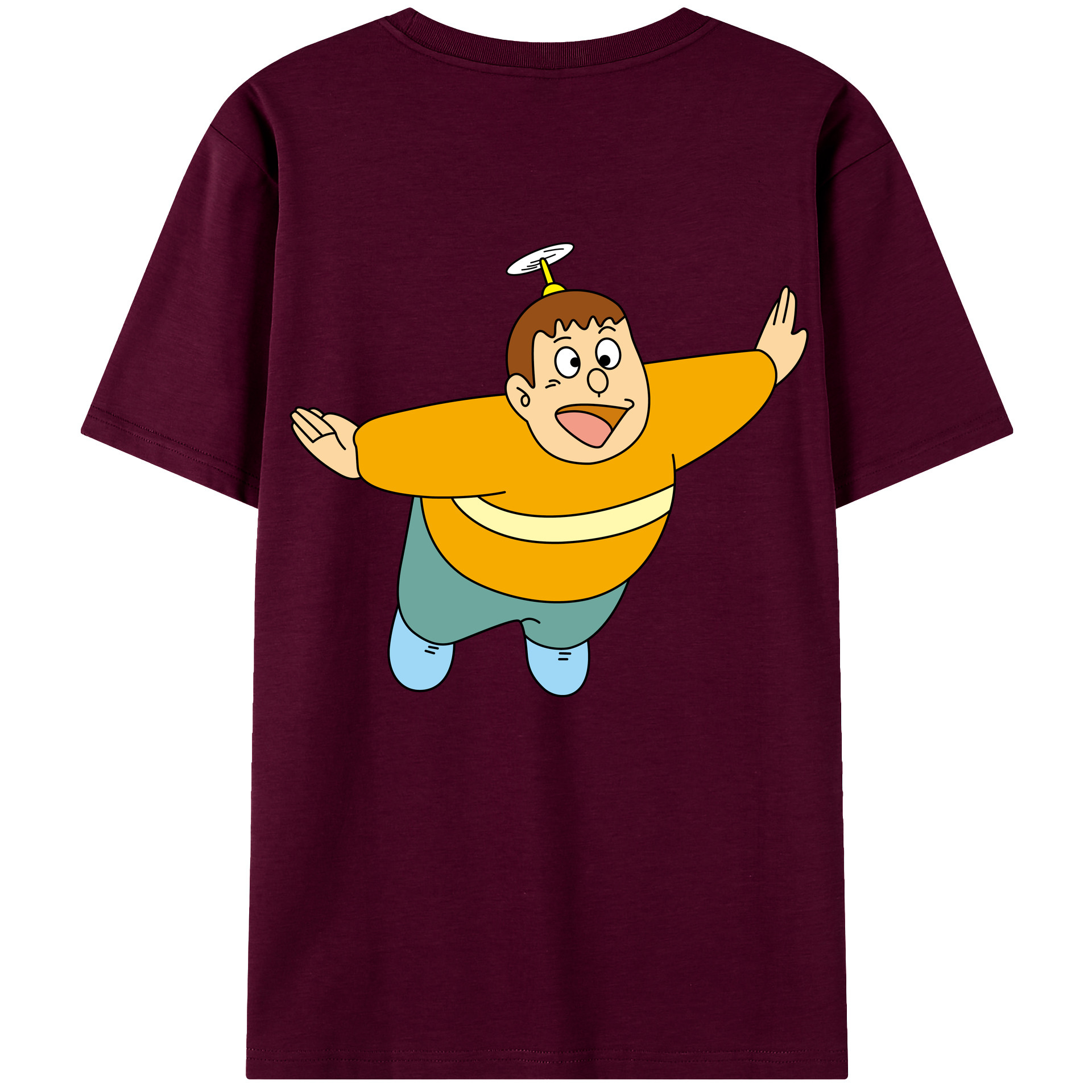 （画像用） ドラえもん 剛田武 Doraemon Gouta Takeshi レディース半袖Tシャツ(バックプリント)